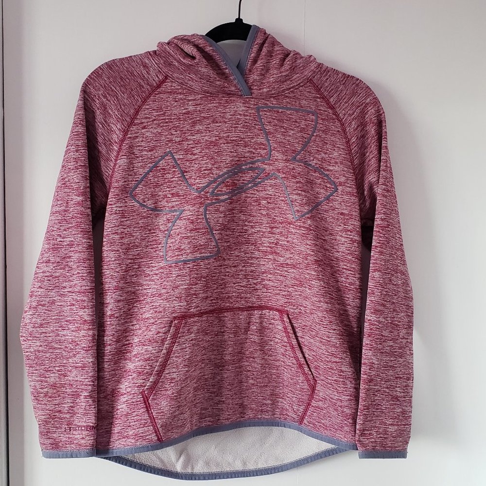 Girl's Under Armour Fleece Logo Hoodie